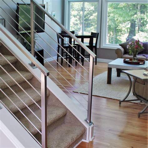 how to attach metal railing to house|steel railings for indoor stairs.